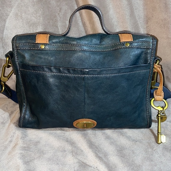 Vintage Fossil Reissue Messenger Bag A27 - Picture 2 of 16